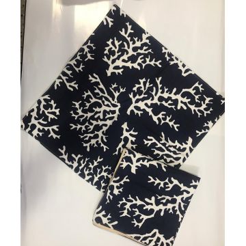 Cotton cushion cover set (2pcs)